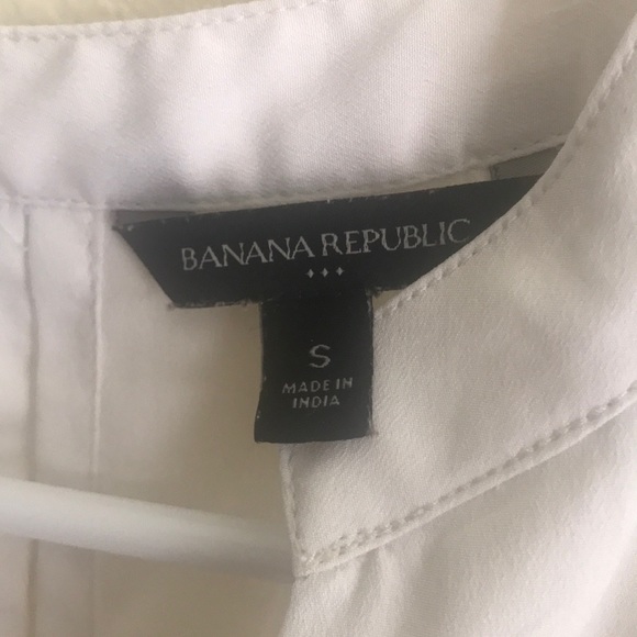 Banana Republic White sleeveless top Sz S - Picture 2 of 4